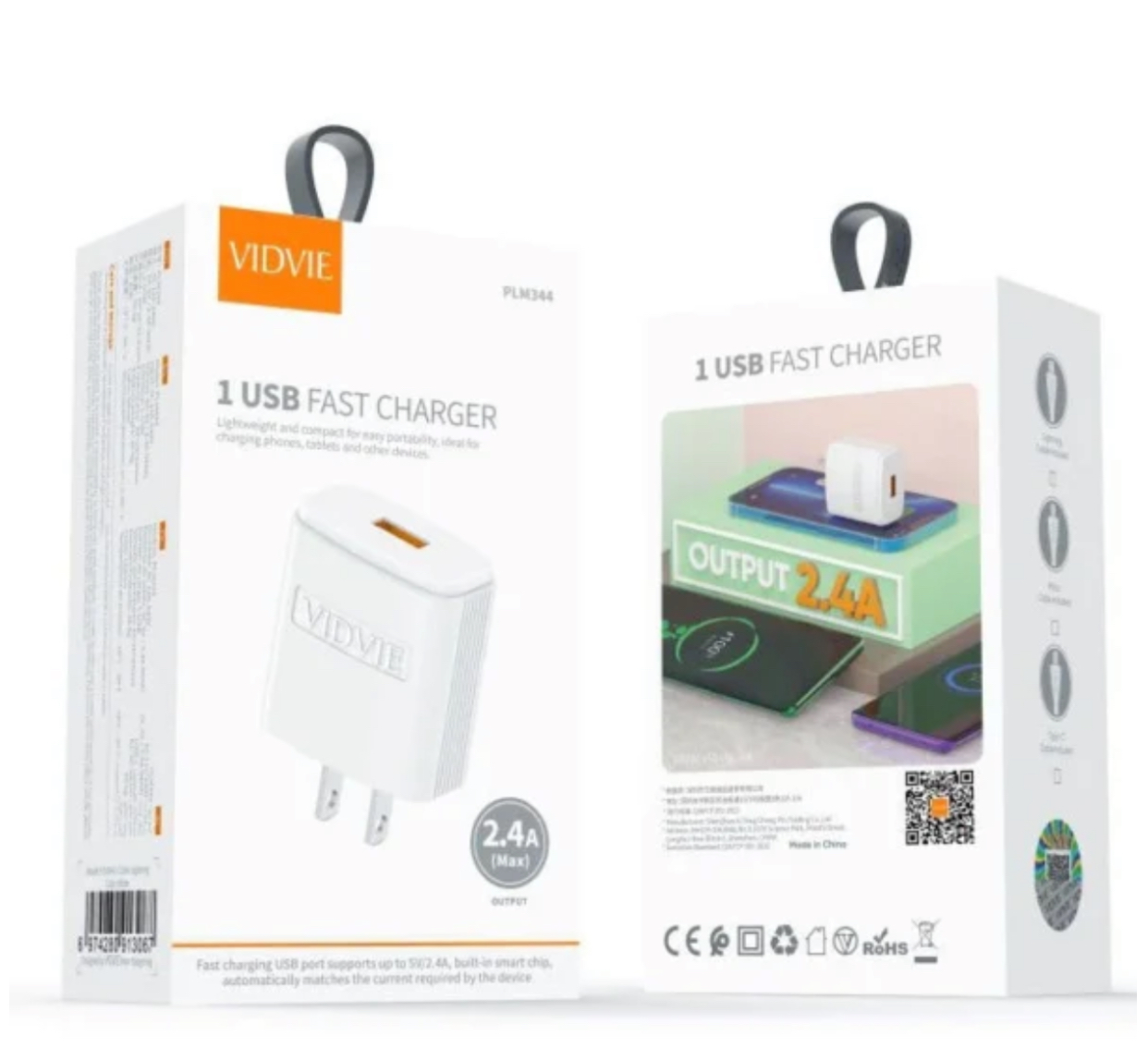  Foto - Plm344 V8 Usb Fast Charger