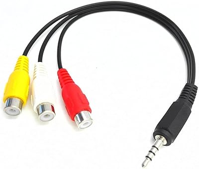  Foto - Cable 3.5 Jack Rca Hembra Audio Y Video 