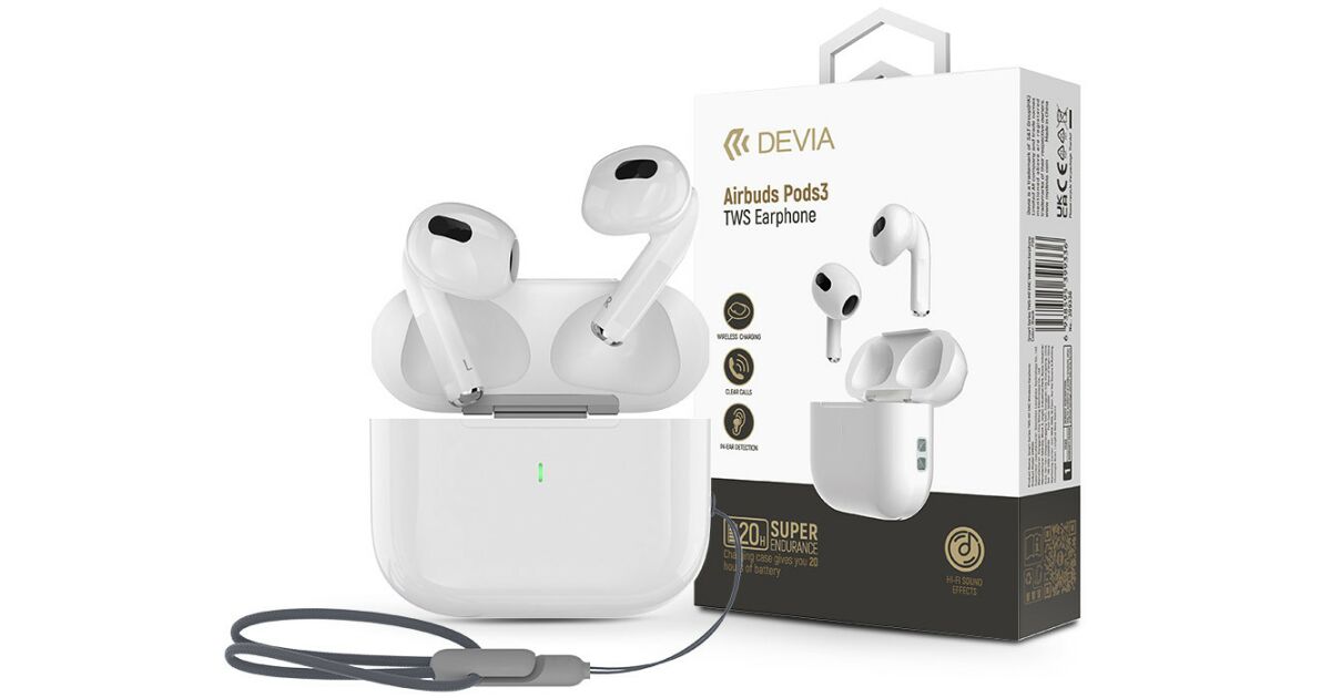 Foto - Airbuds Pods3 Tws Earphone Devia