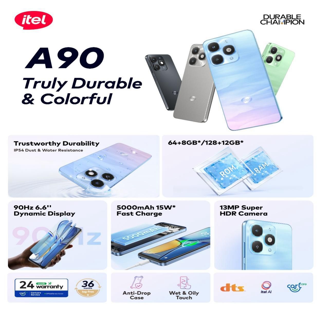  Foto - A90 Itel 128Gb