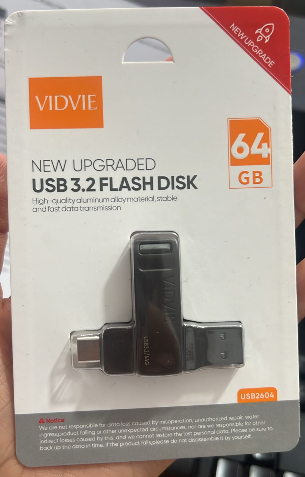  Foto - 128Gb Usb2604 Usb-Tipo C 