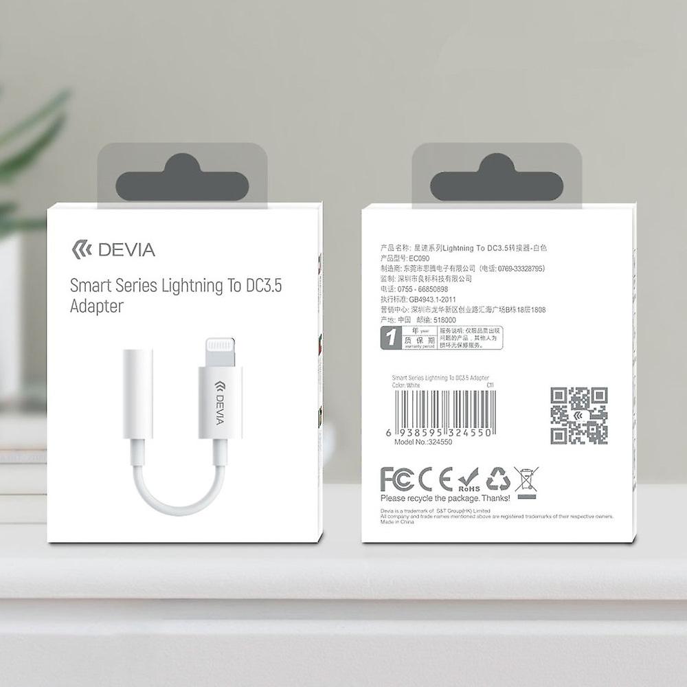  Foto - Lightning To Dc 3.5 Adapter Devia